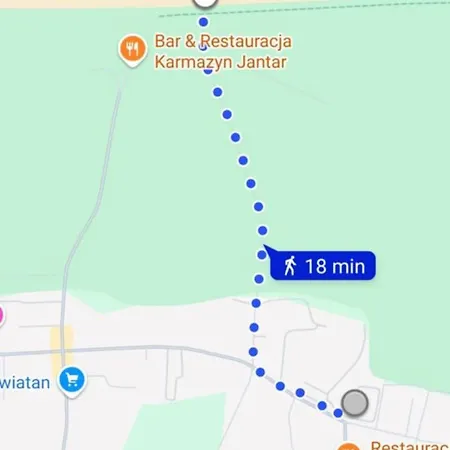 Bursztynowy 2 Pokojowy Z Ogrodzonym Tarasem Przy Nadmorskim Lesie * Jantar