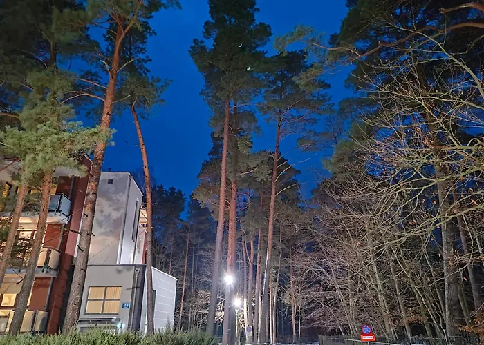 Bursztynowy 2 Pokojowy Z Ogrodzonym Tarasem Przy Nadmorskim Lesie Apartament Jantar