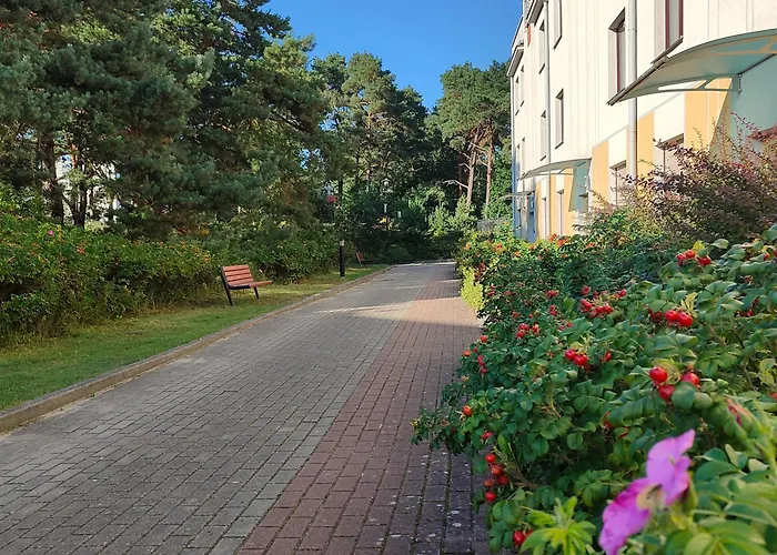 Apartament Bursztynowy 2 Pokojowy Z Ogrodzonym Tarasem Przy Nadmorskim Lesie Jantar